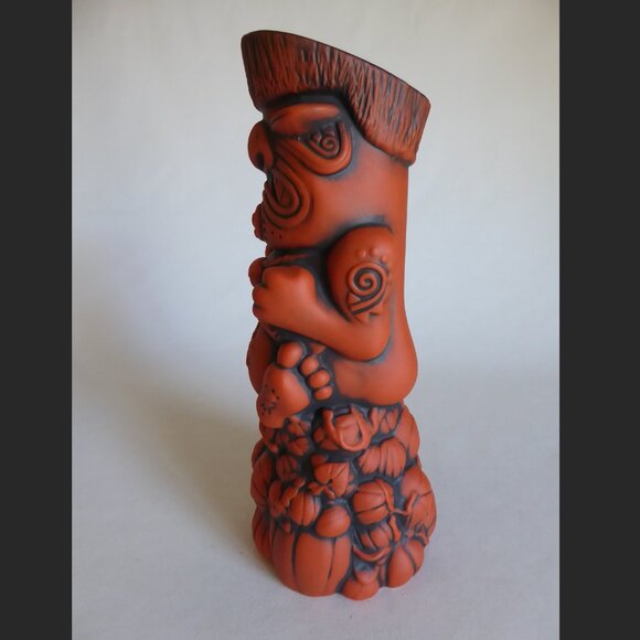 NEW 2020 HALLOWEEN THEME PUMPKIN KING KAMOKAMO CERAMIC TIKI MUG - Picture 6 of 11